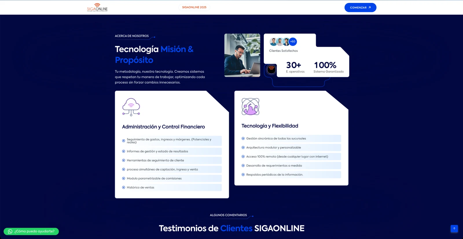 Vista previa del proyecto Sigaonline
